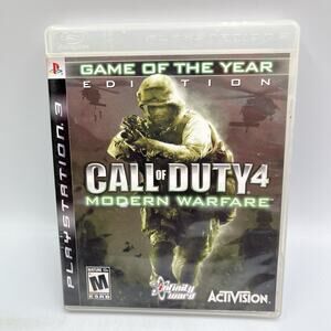 Call Of Duty 4 Modern Warfare Goty Ps3 Playstation 3 Complete